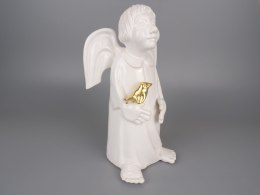 Anioł biały stojący mały 01