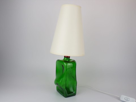 Lampa z butelki zielona Jägermeister duża nr 03 Lampa z butelki zielona Jägermeister duża nr 03